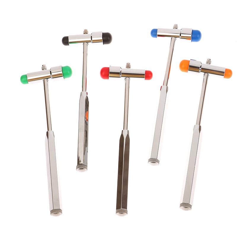1 Stück Doppelkopf Neurologischer Massagehammer Multifunktionaler Perkussor Diagnostischer Reflex-Perkussionshammer Reflexhammer