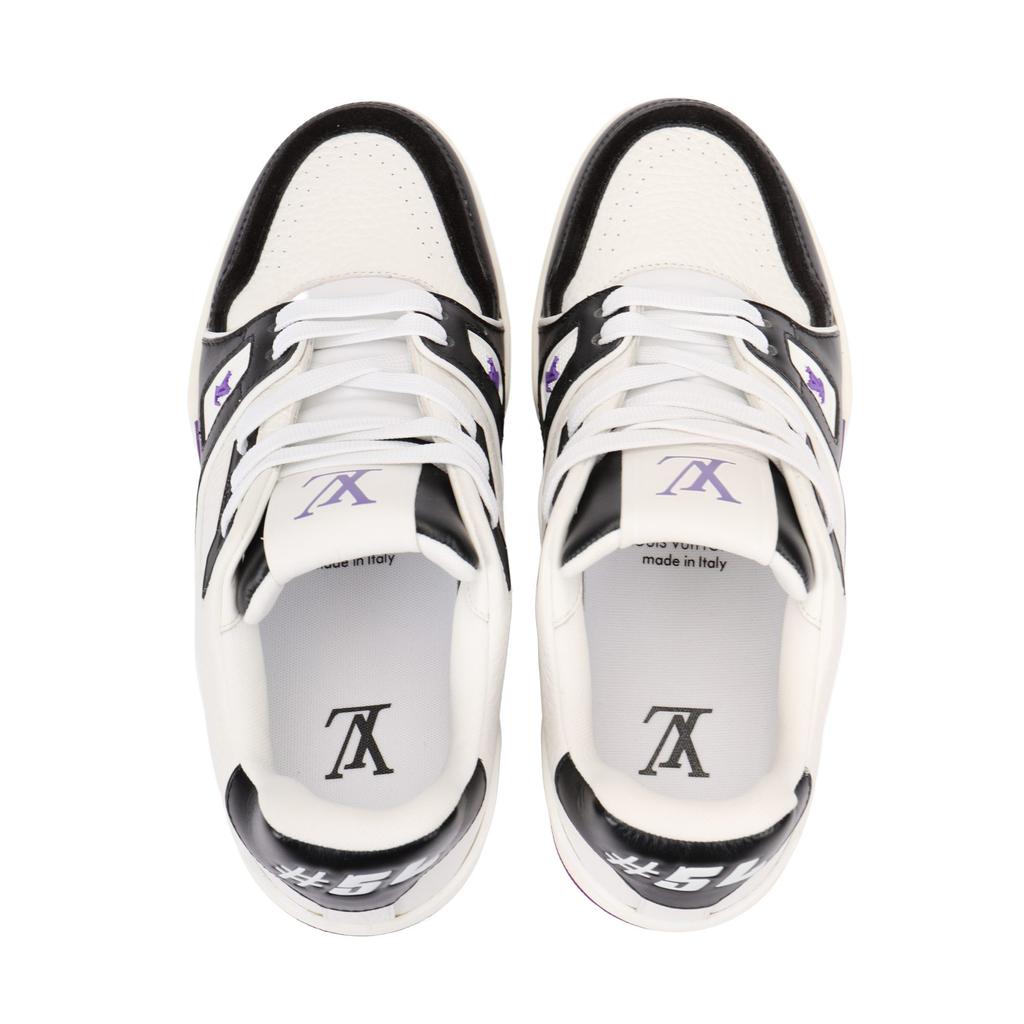 Louis Vuitton Trainer Low Top Skateboard Shoes Women's Purple 1ADHMR