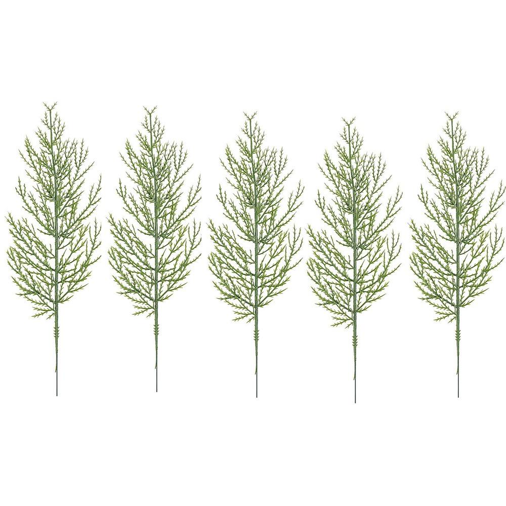 5/10Pcs Artificial Pine Leaves Sprigs Evergreen Evergreen Pines Artificial Pine Branches Home Decor 5PCS
