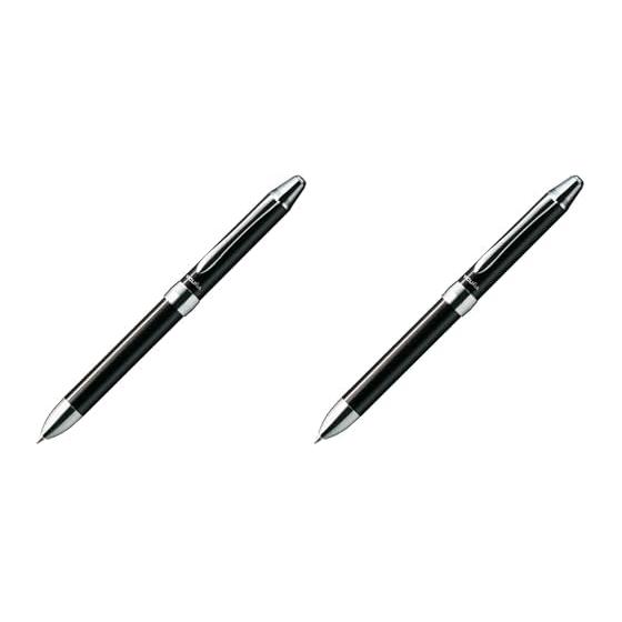 Pentel Vicuna EX Multi-Function Ballpoint Pen, Black, 0.5mm/0.7mm
