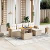 VidaXL Garden Lounge Set with Cushions 6 Pcs, Patio Sofas, Patio Furniture Set, Outdoor Furniture, Beige 3273053