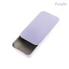 1PCS Small Empty Metal Tin Silver Black Rectangular Flip Storage Box Case Organizer for Money Coin Candy Key Container Jar Cans
