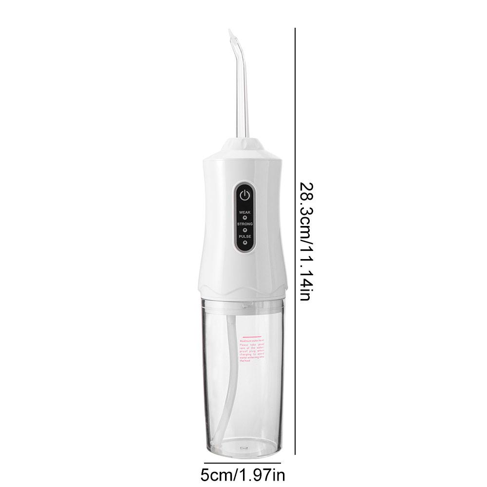 USB Rechargeable Oral Irrigator Portable Pulse Technology Water Flosser Electric 4 Nozzles Teeth Cleaner Travel Home Use