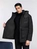 Brand Men's Winter Letter Print Thick Warm Down Jacket Y4L27300