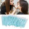 100PCS 2 In 1 Cotton Swabs Double Head Cleaning Ear Scoop Cotton Swab Disposable Makeup Remover Tool with Storage Box