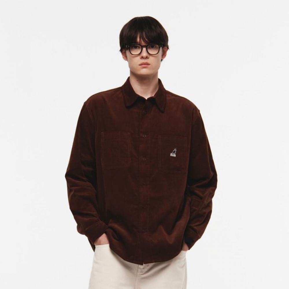 Kangol Corduroy Shirt Brown 7065 LA