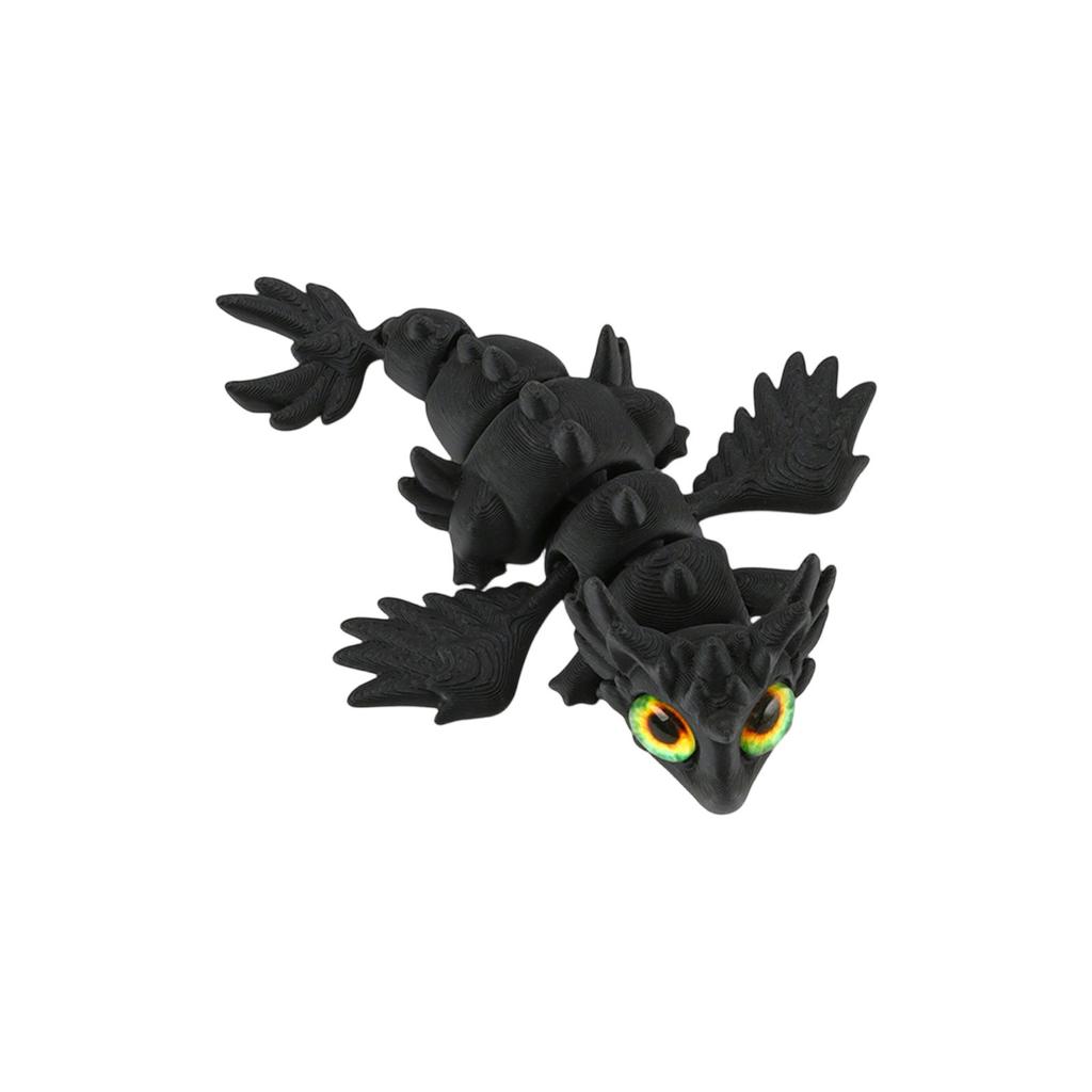 3D Printed Flying Dragon Crafts Ornaments Gifts Creative Hand-made Animal Joint Activity Model Ornaments Toys