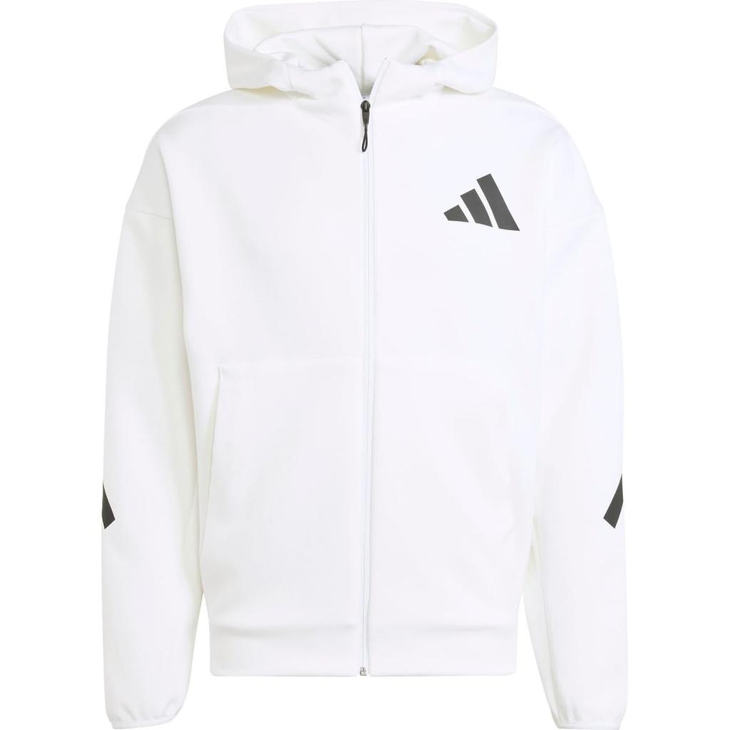 Adidas Hooded Track Jacket KTJ50 White Medium Z.N.E. Full-Zip Men's (JF2443)