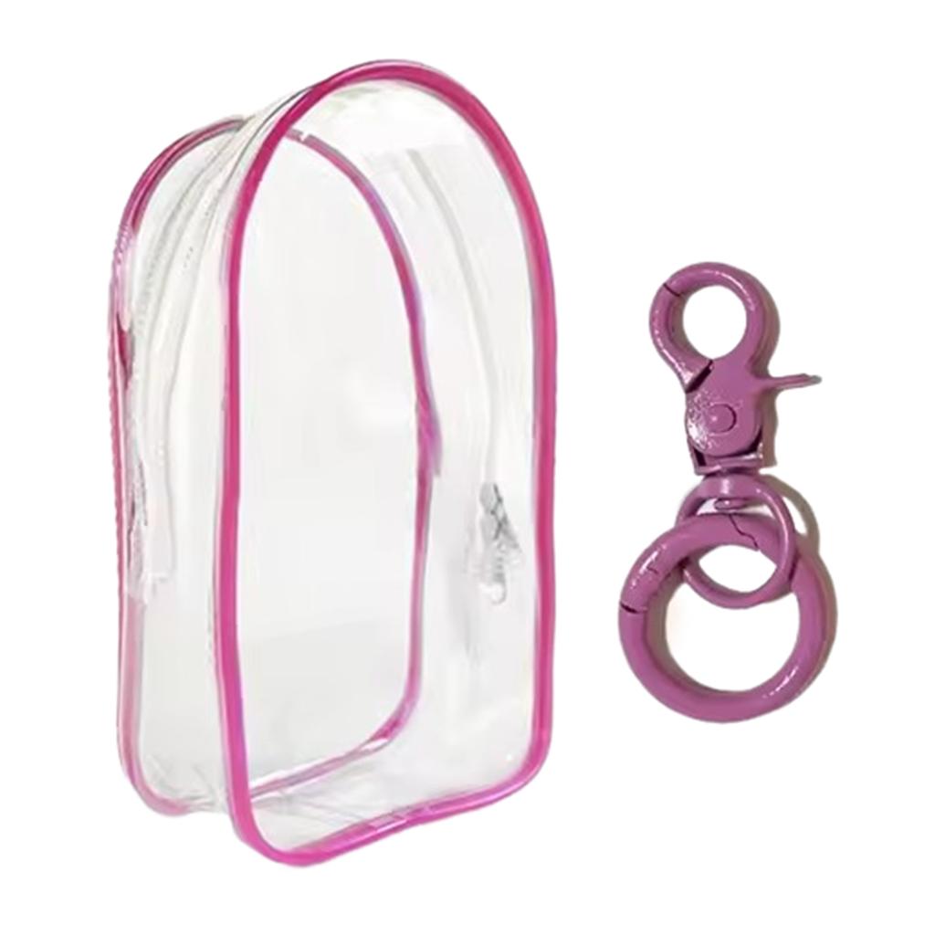 Portable Clear Display Bag For Characters Toys All Round Protected Labubu Doll Storage Pouch For Fans