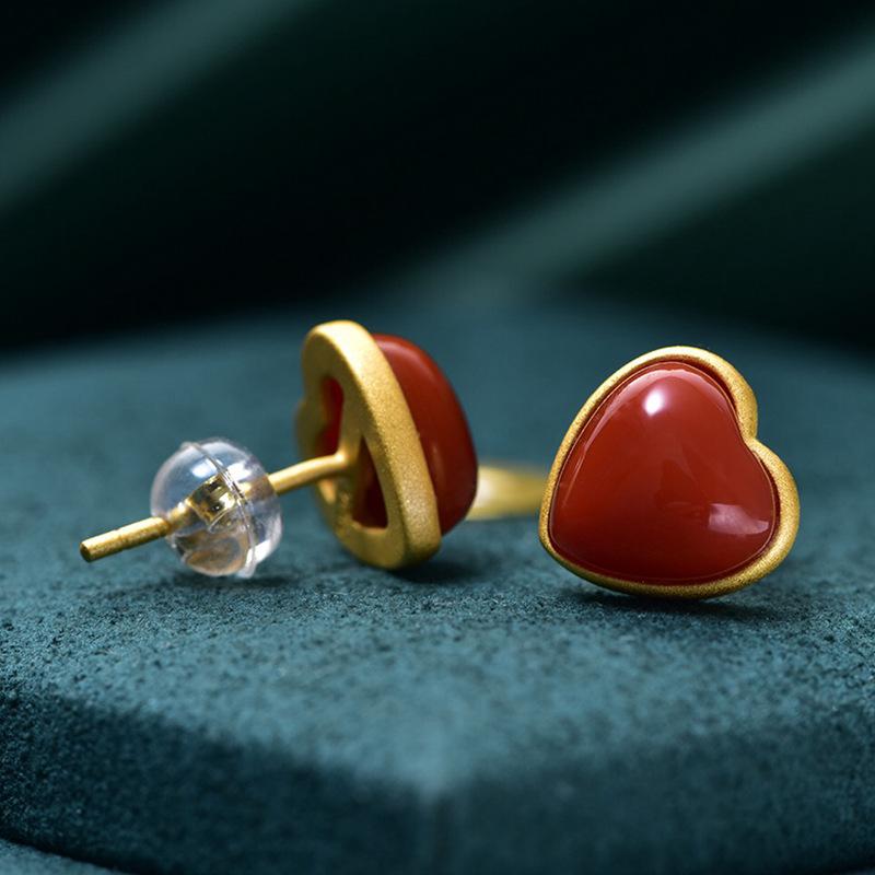 Tancise 925 Σκουλαρίκια Κρεμαστά από Ασήμι Στερλίνα με Αχάτη και Ζιργκόν Για Γυναίκες Δώρα για Γάμο Πάρτι