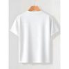 European sizes Men's Fashion Street Style Casual Trendy T Shirt with DK Keep It Real Letter Graphic Print Adult Casual Wear for All Seasons