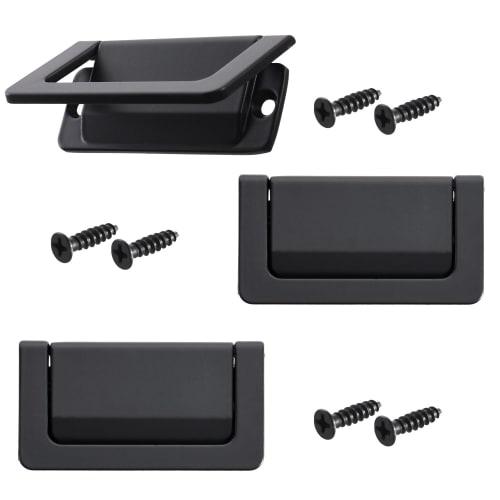 

Pstyle. Stylish Drawer Handles, Kitchen Door Knobs, Storage Knobs, PST-169 (Black, 64mm, Set of 3)