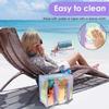 Hot Waterproof Beach Tote Bag with Small Phone Pouch Large Capacity Female Travel Shopping Bags for Vacation Traveling Daily Use