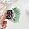 Purple Scrunchie Dressy Strap for Apple Watch Band Series 10 9 8 7 6 5 4 3 2 SE Soft Elastic Wristband for iWatch Bracelet Women