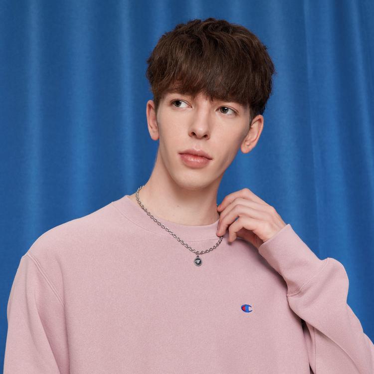 Champion Logo Embroidered Crewneck Sweatshirt EM-WSW11