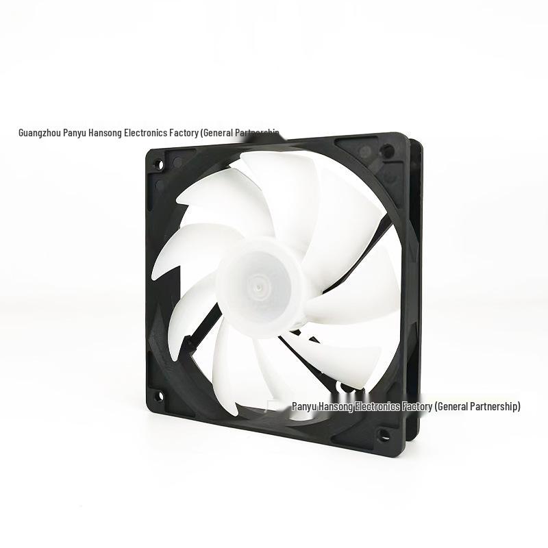 12cm RGB LED Ultra-Quiet Desktop Computer Chassis Cooling Fan