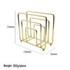 Nordic Iron Tissue Holder: Vertical Napkin Rack for Kitchen or Dining Table