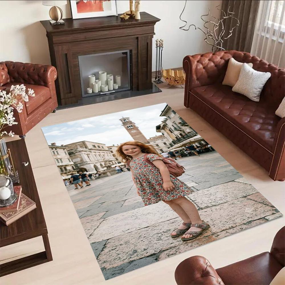 Customize Photos Customized Image Area Rug Perfect for Study Room Bedrooms Decorate Room Outdoor Antislip Carpet Office Home Decor