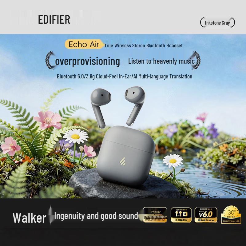 

EDIFIER Echo Air AI True Wireless Bluetooth Earbuds