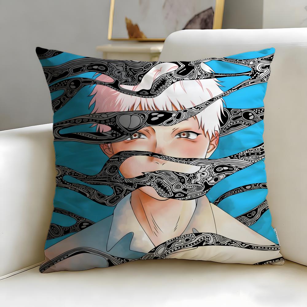 Anime Summer Hikaru Died Cushion Cover Soft EasyWash Pillow Case Versatile for Couch Bed Travel and Office