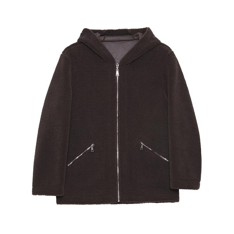 

Зимняя меховая байкерская куртка, модная корейская версия с замшевым капюшоном, мужская модная флисовая двусторонняя куртка с взрывом 5XL