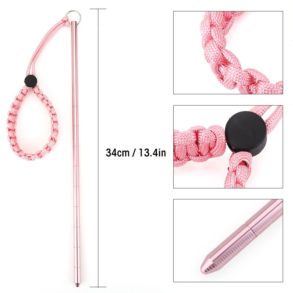 KEEP DIVING Tauchen Geräuschmacher Stick Stab Zeiger mit Fallschirm Lanyard(Rosa)