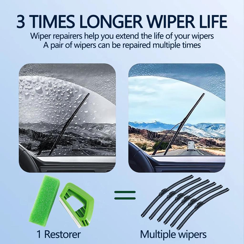 Windshield Wiper Tool, ABS Vehicle Windshield Wiper With Sponge, Portable Ergonomic Cleaning Tool For Windshield Cutter, Universal