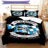 Grêmio FBPA Printed Pattern Duvet Cover Set – Includes 1 Duvet Cover and 2 Matching Pillowcases Bedroom Decor Christmas Gifts