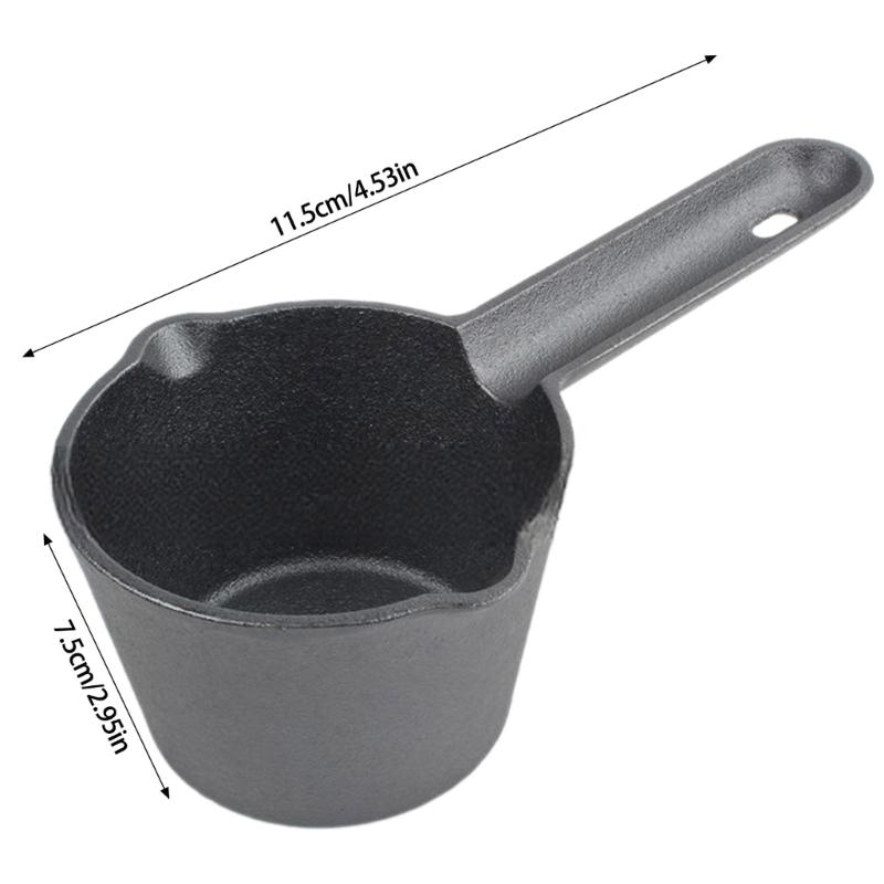 Oil Pouring Pots for Kitchen Use Metal Frying Pans Small Saucepan Omelette Pans Iron Cookware Kitchen Cooking Utensil