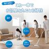 Iris Ohyama SWD-B-W Cordless Electric Floor Wiper/Mop with Enhanced Vibration, Compatible with Commercially Available Floor Sheets