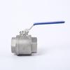 Two-Piece 201/304 Stainless Steel Ball Valve, Internal Thread, Water Switch Valve, 4-6 Points DN15