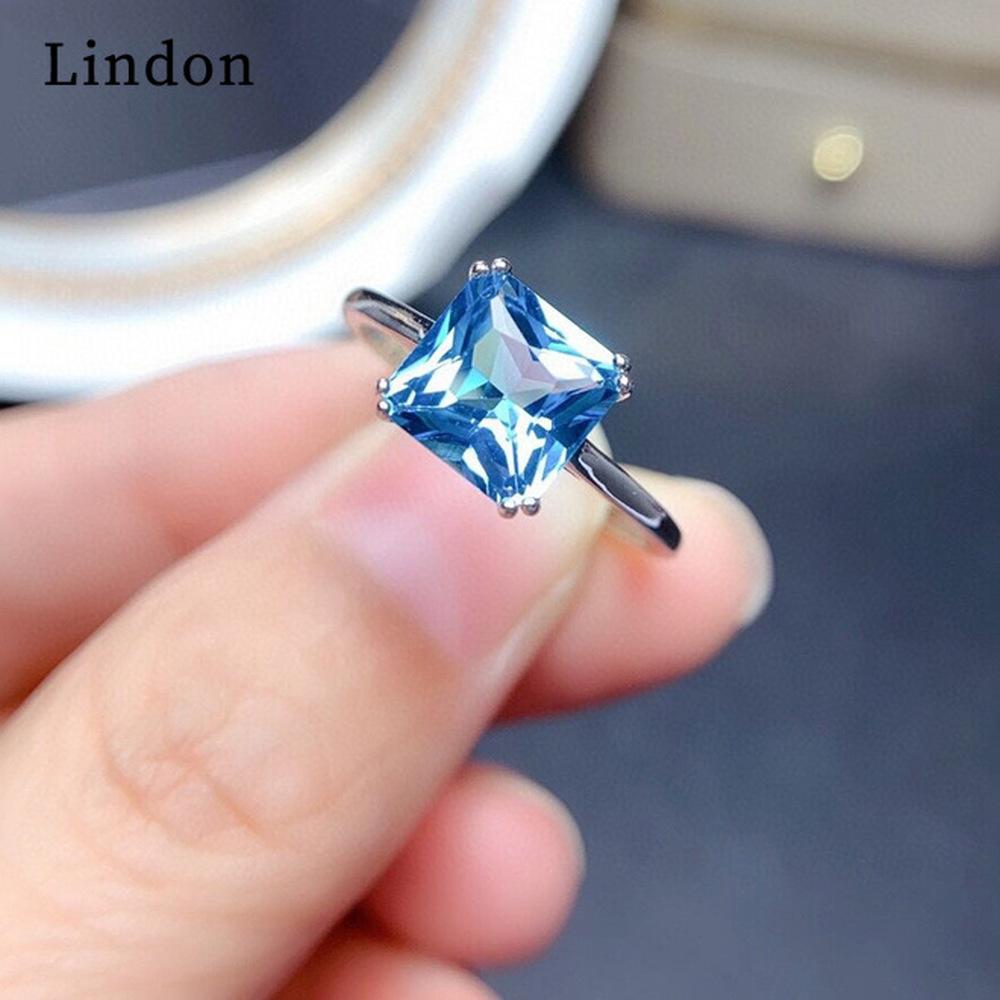 Lindon Classic postriebrený zirkónový prsteň Dámsky šperk Svadobný darček na párty