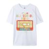 Retro Cassette Tape Music 80s 90s Women Plain T Shirts Wholesale Mans Year 2025 Graphic T Shirts Tshirts Unisex Vintage Style