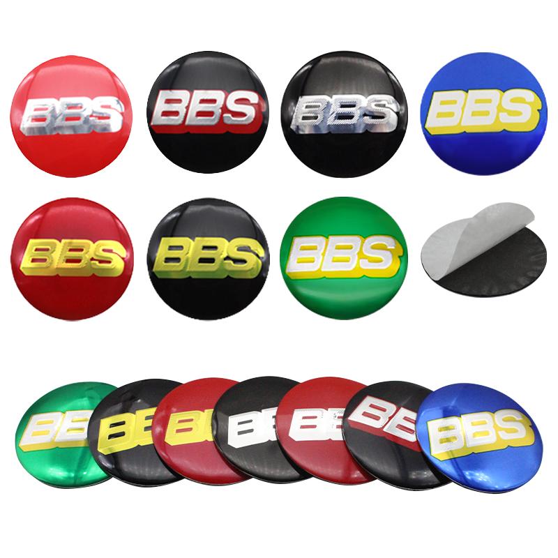 4 szt. 56 mm 60 mm 65 mm Stylizacja Samochodu Naklejki na Środkowe Kołpaki Kół Akcesoria Zamienne do Samochodu Dla Odznaki Emblematu Naklejki BBS Akcesorium