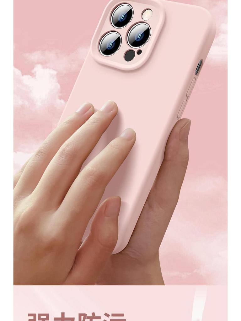 Apple Titanium Color iPhone 17 Pro Max Case, Liquid Silicone