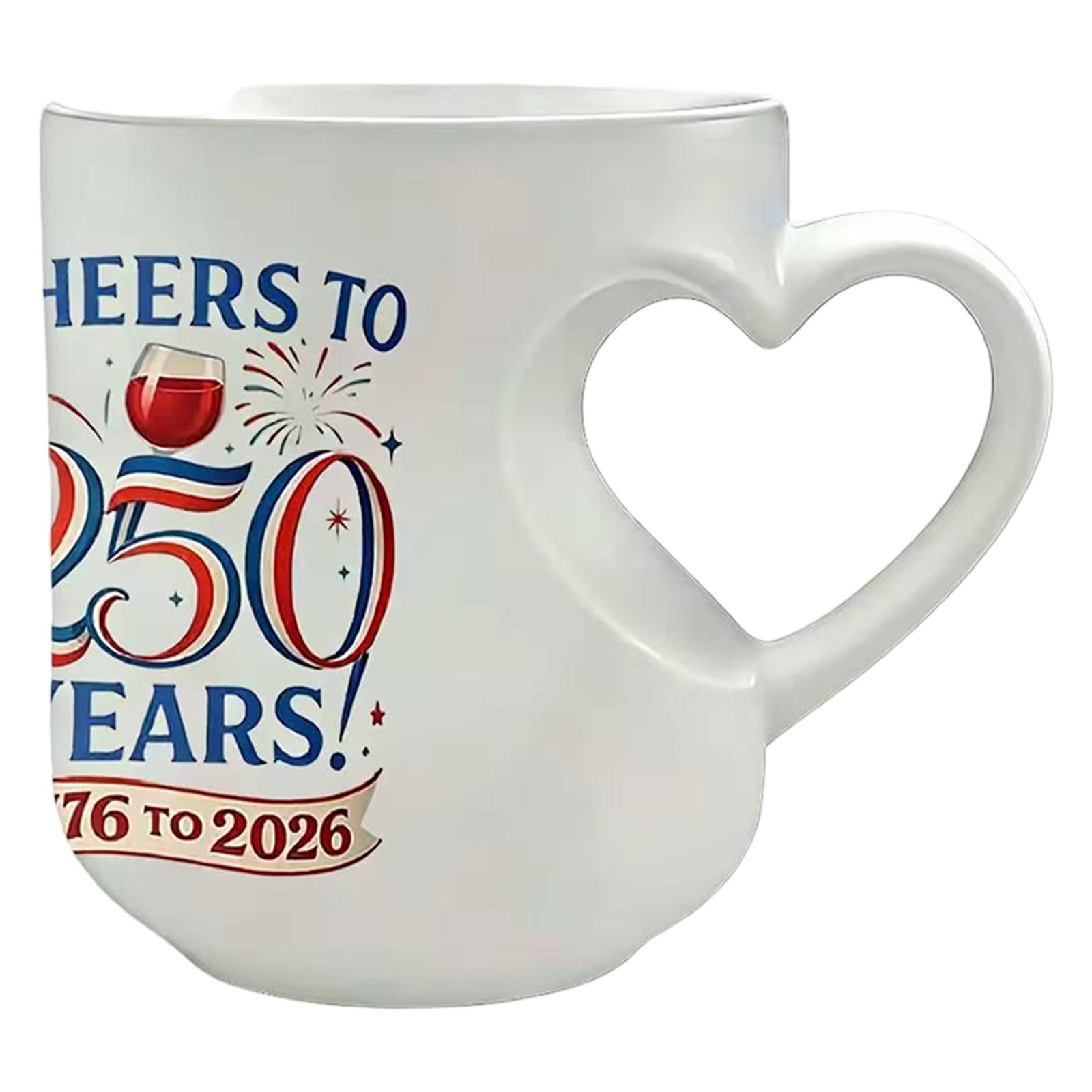 Heart-shaped Ceramic Cup, Ceramic Mug One Size