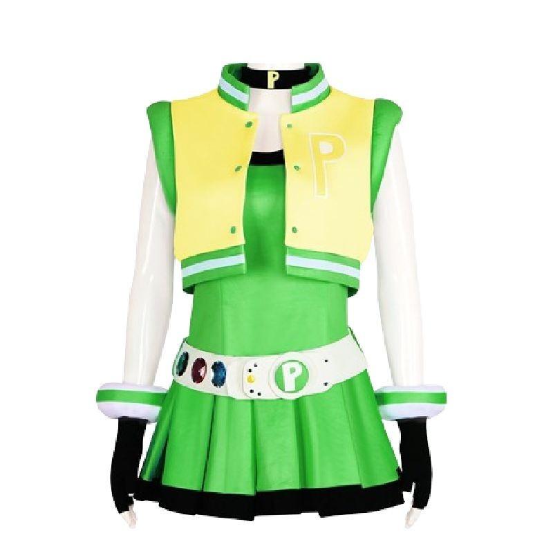 Colorful Polyester Powerpuff Girls Cosplay Costume Perfect For Halloween Or Stage Performances