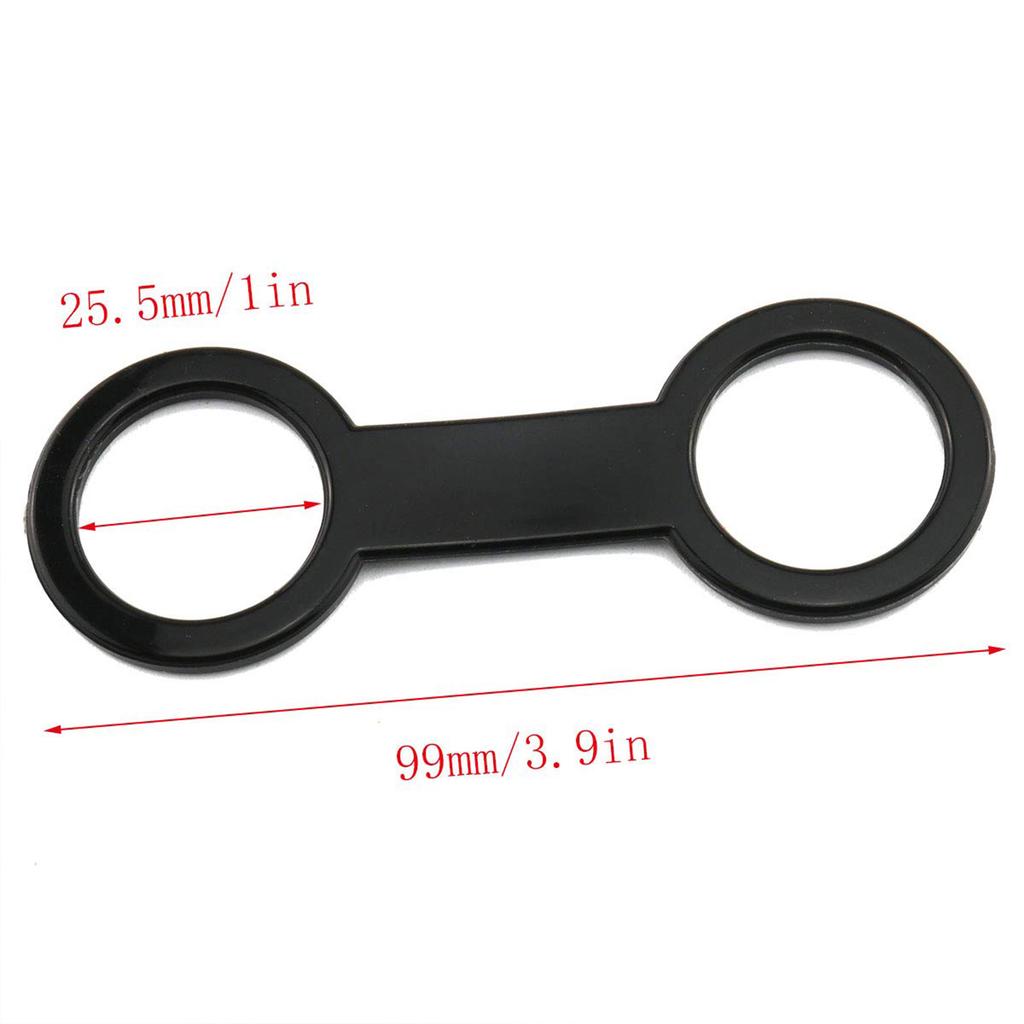 4 stk Silikon Snorkelmaskestroppholder Dykking Snorkling Klemme Festeanordninger Snorkelmaskestroppholder Tubeholder