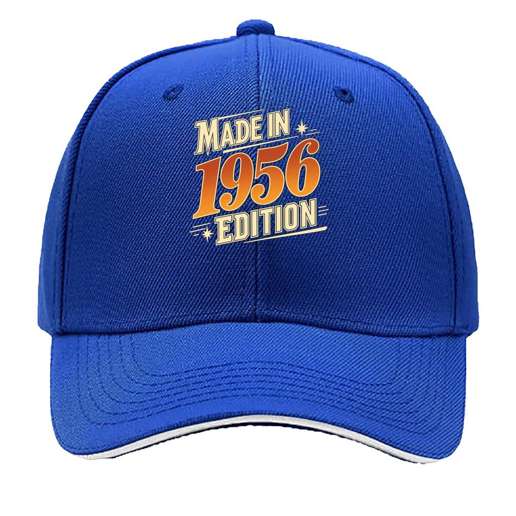 Vintage Gold Year Celebration Typogr Sandwich Baseball Cap Sun Cap Outdoor Workouts Hat