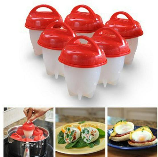 

Non-Stick Silicone Egg Cooker and Steamer Kitchen Tool