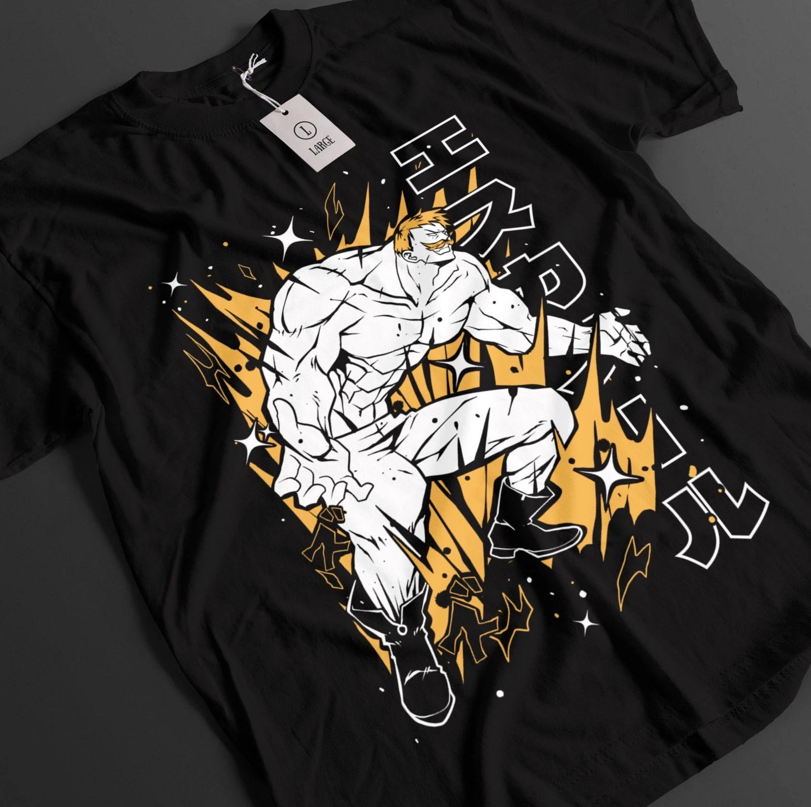 

Футболка Hellsing Футболка Алукард Футболка Интегра Топ Серас Вампир Темное Аниме Футболка XL