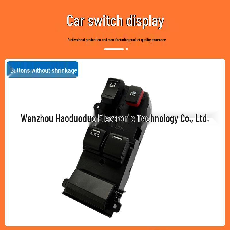 35750-TF0-G11: Compatible with Honda CRV LHD Power Window Switch for Dual Electric Window Control.
