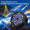Hosioe 36 LED Stage Light, 7 Modes, 36W, Remote Control, Sound Activated, Auto Play, Upright Par Light for Weddings, Birthdays, Christmas, Holidays, M