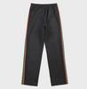 New High Street Fashion Loose Straight Butterfly Sports Pants - Unisex Black & White Striped Casual Trousers