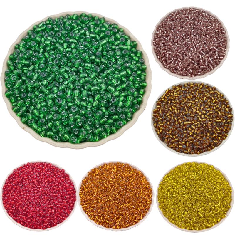 2000Pcs 3mm Material Accessories Transparent Glass Seed Beads For Jewelry Making DIY Earring Necklace Bracelet Necklace Beads Jewelry Accessories