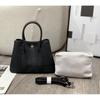 2026 Genuine Leather Mini Garden Tote Bag Top Grain Cowhide Soft Structured Crossbody With Zip Pocket