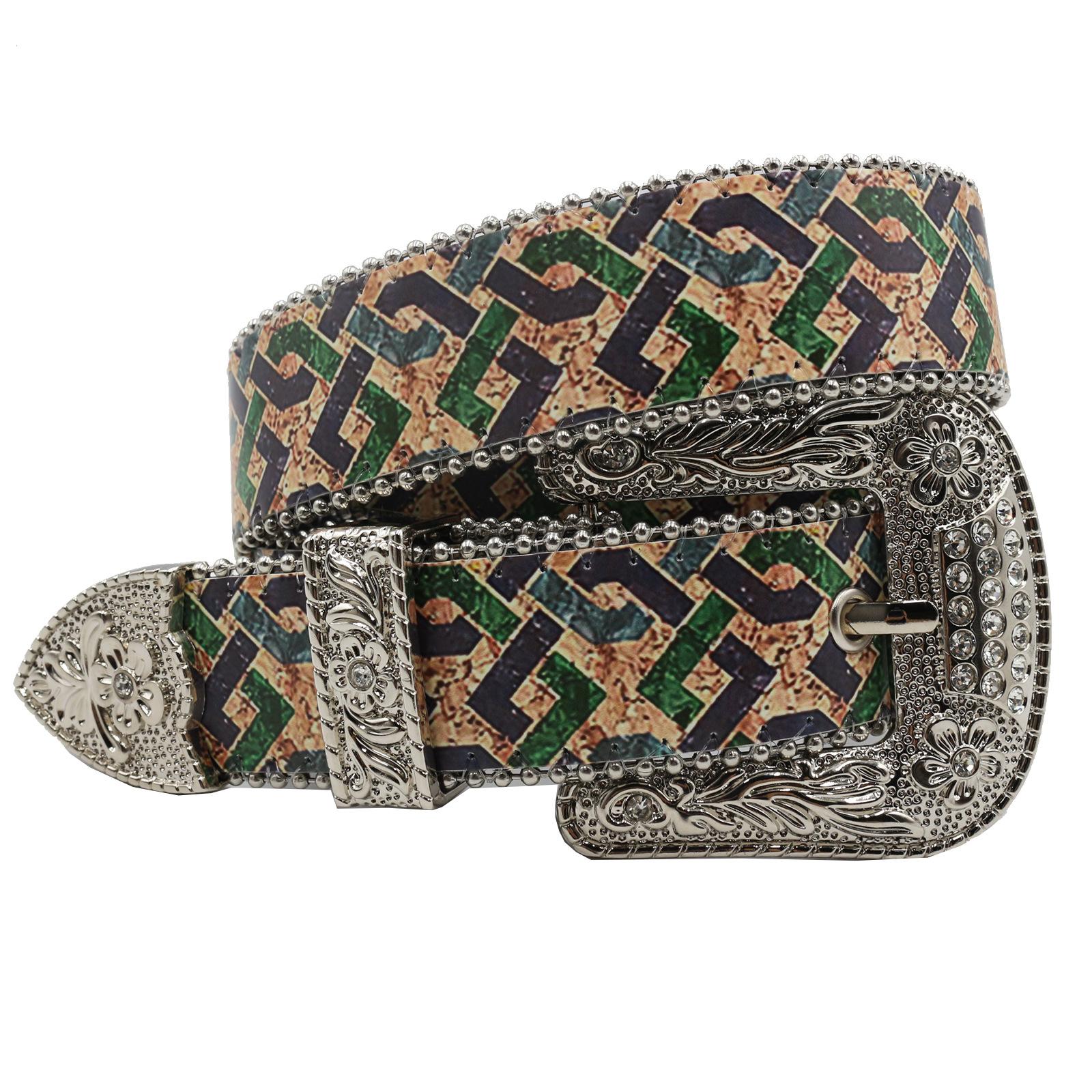 

Мужской трендовый оригинальный дизайн, ремень со стразами, женский модный индивидуальный ремень из искусственной кожи 115cm белый