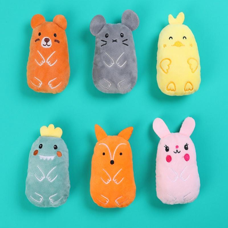 Cartoon Sound Paper Cat Toy Fluffy Plush Toy With Catnip For Wholesale Pet Supplies Characters)