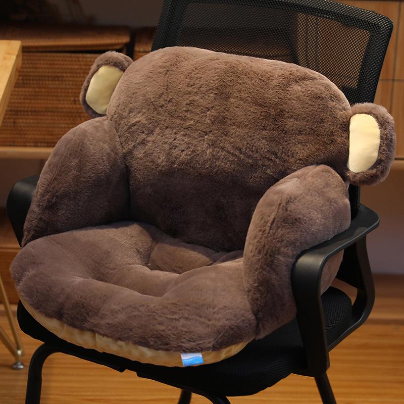 

Cartoon Chair Cushion Home Decoration Office Seat Cushion Backrest Waist Support Soft Futon Sofa Pillows