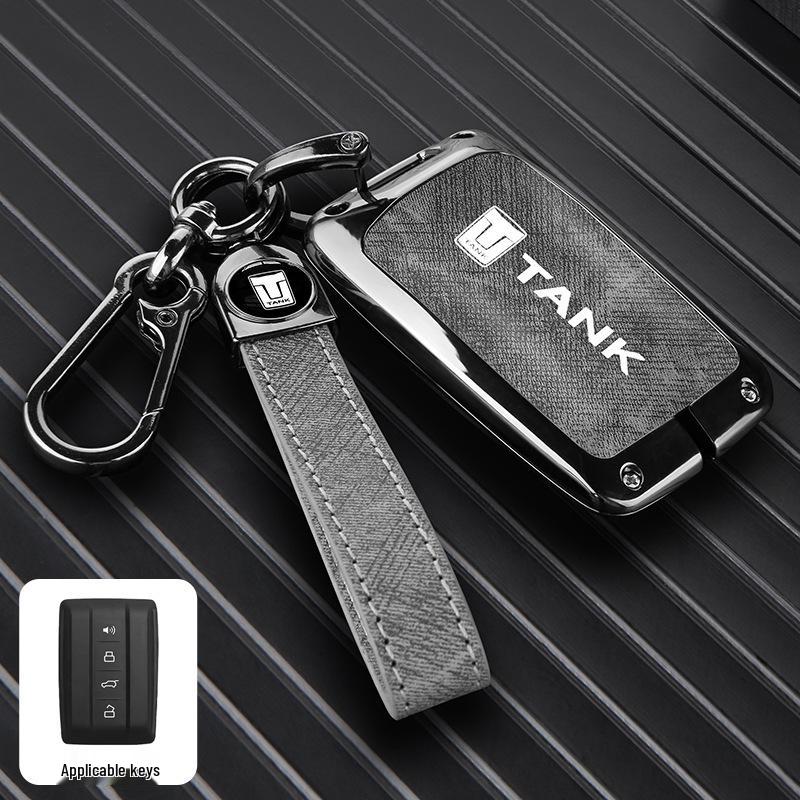 2024 Tank 300 Key Cover: Unisex Metal Shell with Buckle